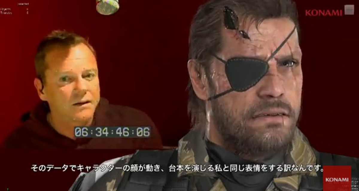 Mgs5 スネーク役は 24 のキーファー サザーランド 小島秀夫監督も絶賛 13年6月7日 ゲーム ニュース クランクイン