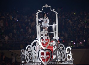 ＜第5回AKB48選抜総選挙＞開票イベントの模様　1位　指原莉乃（HKT48）150,570票