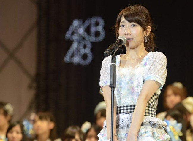 ＜第5回AKB48選抜総選挙＞開票イベントの模様　4位　柏木由紀（AKB48）96,905票