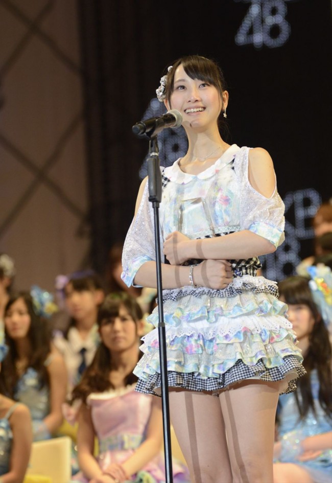 ＜第5回AKB48選抜総選挙＞開票イベントの模様　7位　松井玲奈（SKE48） 73,173票