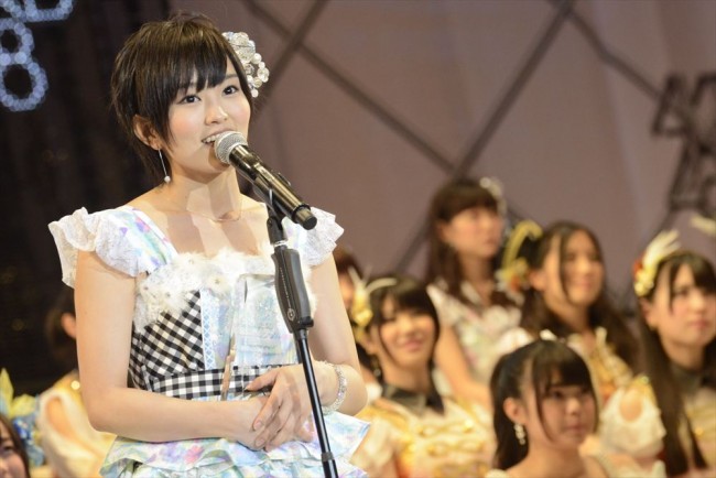 ＜第5回AKB48選抜総選挙＞開票イベントの模様　14位　山本彩（NMB48）51,793票