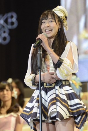 ＜第5回AKB48選抜総選挙＞開票イベントの模様　16位　須田亜香里（SKE48）43,252票