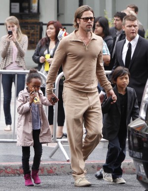 ブラッド・ピット＆パックス＆ザハラ