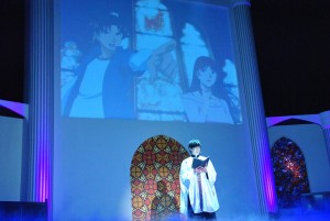 パチンコ新機種「CR金田一少年の事件簿」プレス発表会