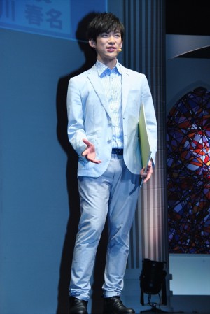 パチンコ新機種「CR金田一少年の事件簿」プレス発表会