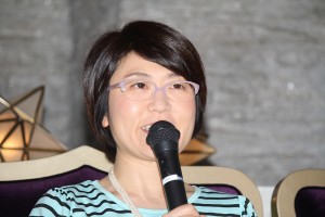 テレビ東京特別番組『みつ星の館』囲み取材会に出席した、光浦靖子