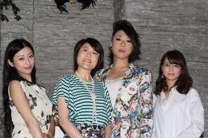 テレビ東京特別番組『みつ星の館』囲み取材会に出席した、壇蜜、光浦靖子、ミッツ・マングローブ、秋元玲奈アナウンサー