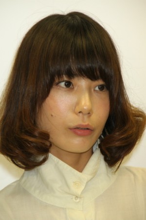 ドラマ『たべるダケ』取材会に出席した、後藤まりこ