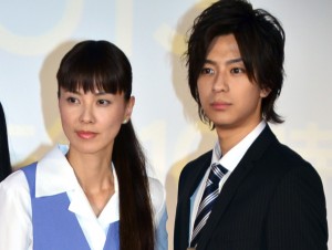 江角マキコ、三浦翔平、『ショムニ2013』制作発表会見にて