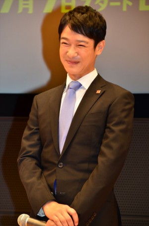 『半沢直樹』完成披露試写会に出席した堺雅人
