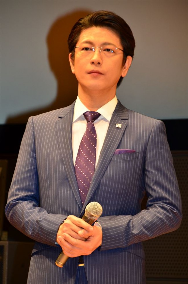 『半沢直樹』完成披露試写会に出席した及川光博