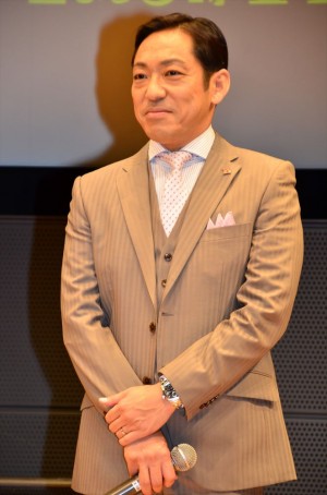 『半沢直樹』完成披露試写会に出席した香川照之