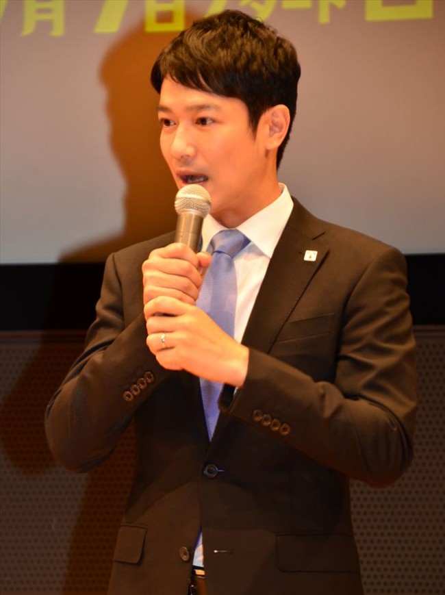 『半沢直樹』完成披露試写会に出席した堺雅人