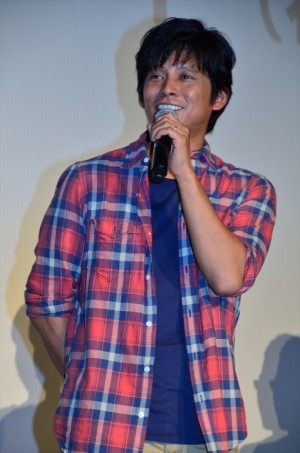 ドラマ『oh，My Dad!!』完成披露試写会（織田裕二）