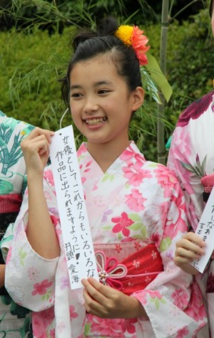 井頭愛海、「X21」七夕撮影会にて