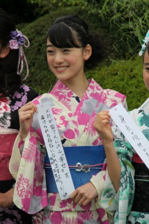 細井友里加、「X21」七夕撮影会にて