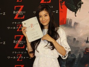 『ワールド・ウォー Z』声優発表会に登場した篠原涼子
