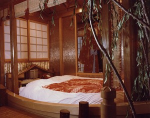 舟上をイメージした部屋