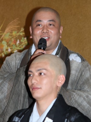 『ぶっせん』記者会見にて、北川英敏役の諏訪雅