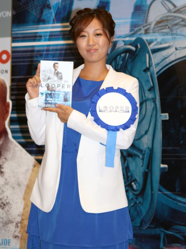 『LOOPER／ルーパー』ブルーレイ＆DVD発売記念イベント20130709、美奈子