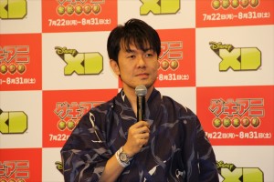 「ゲキアニ 全話まつり」イベントに登壇した土田晃之