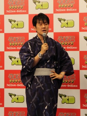 「ゲキアニ 全話まつり」イベントに登壇した土田晃之