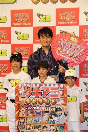 「ゲキアニ 全話まつり」イベントに登壇した土田晃之