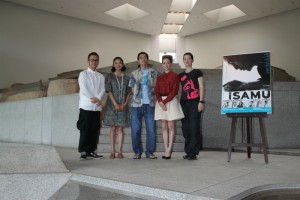 舞台『iSAMU』制作発表、（左から）宮本亜門、小島聖、窪塚洋介、美波、ジュリー・ドレフュス