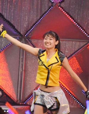 「TOKYO IDOL FESTIVAL 2013」に出演したアップアップガールズ（仮）　佐保明梨