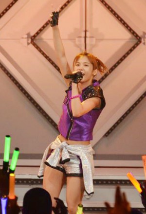 「TOKYO IDOL FESTIVAL 2013」に出演したアップアップガールズ（仮）佐藤綾乃