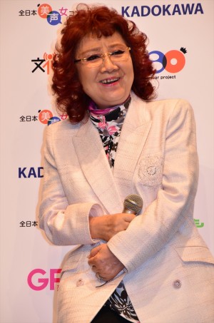 野沢雅子 「全日本美声女コンテスト」にて