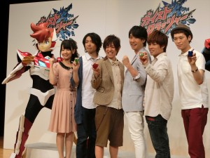 『ガイストクラッシャー』製作発表会見に出席した声優陣