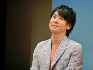 『ガイストクラッシャー』製作発表会見に出席した鈴村健一