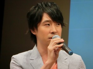 『ガイストクラッシャー』製作発表会見に出席した鈴村健一