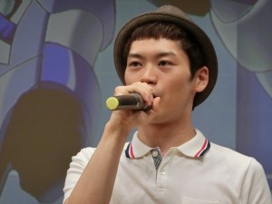 『ガイストクラッシャー』製作発表会見に出席した古川慎