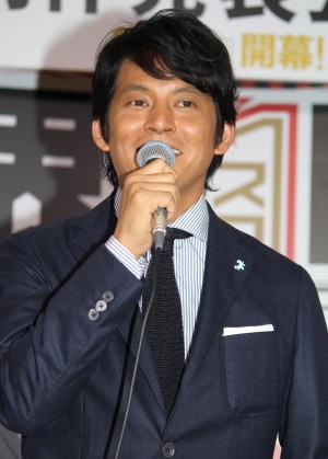 『世界陸上モスクワ』制作発表に出席した織田裕二