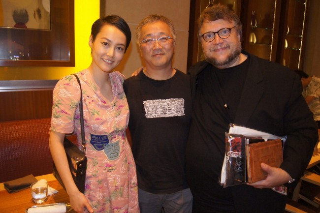 大友克洋×ギレルモ・デル・トロ 日米の巨匠監督が夢の対面！ 菊地凜子も飛び入り ／2013年8月6日 1ページ目 映画 ニュース