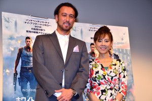 『ホワイトハウス・ダウン』公開記念イベント（田中マルクス闘莉王、高橋真麻）