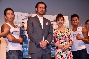 『ホワイトハウス・ダウン』公開記念イベント（田中マルクス闘莉王、高橋真麻）