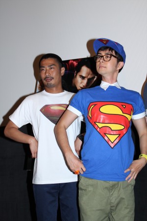 『マン・オブ・スティール』夏休み特別イベントに登場したパンサー菅良太郎、ヒャダイン