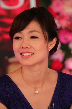 『真夏の夜の美輪明宏スペシャル』取材会　有働由美子アナウンサー