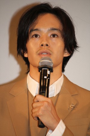 『上京ものがたり』完成披露試写会に出席した池松壮亮