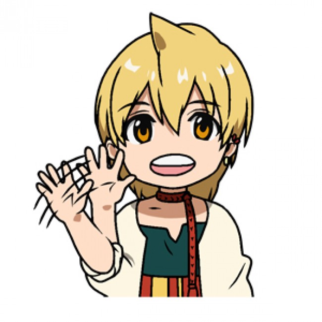 Tvアニメ マギ Lineスタンプに登場 アラジン アリババ他キャラクター多数 13年8月8日 写真 アニメ ニュース クランクイン