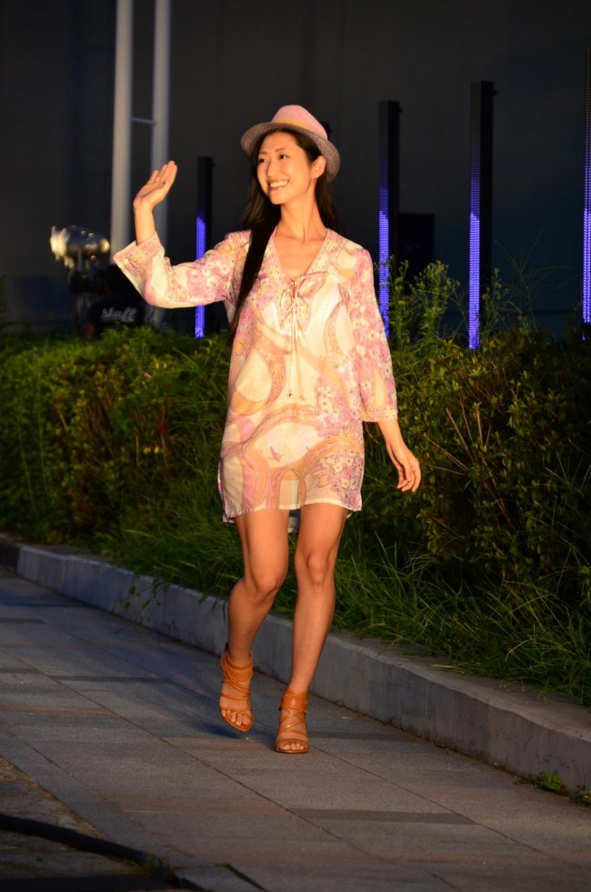 「aーnation＆GirlsAward island collection」に出演した壇蜜