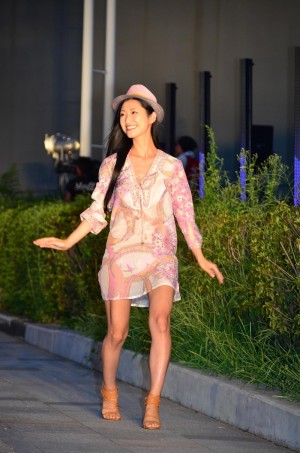 「aーnation＆GirlsAward island collection」に出演した壇蜜