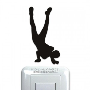 ウォールステッカー　江頭2：50「三点倒立」