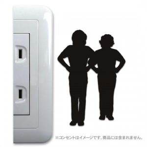 ウォールステッカー　COWCOW　「腰に手ポーズ」