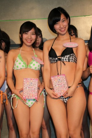 黒田万結花、倉持由香、『アイドルの穴2013～日テレジェニックを探せ！』取材会