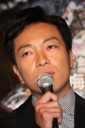 音尾琢真、日本テレビ開局60年特別舞台『真田十勇士』製作発表記者会見にて