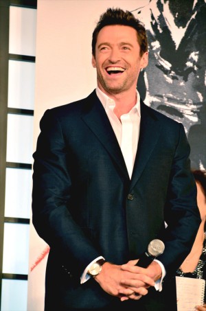 『ウルヴァリン：SAMURAI』レッドカーペットイベントに登場した、ヒュー・ジャックマン